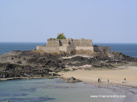 L'ilot du grand Bé à Saint Malo