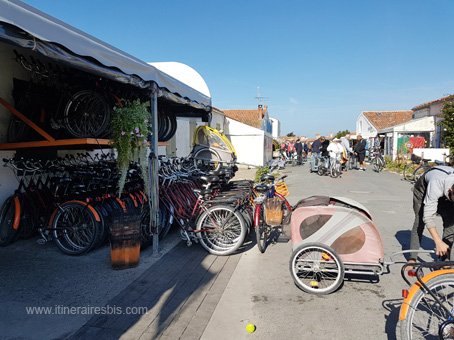 L'ile d'Aix location de vélos
