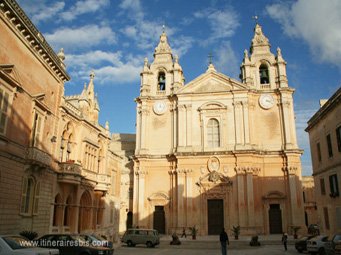 Cathédrale St Pierre et St Paul Mdina à Malte