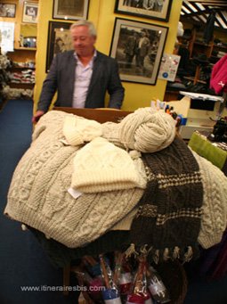 les pulls en laine une des spécialités de la région