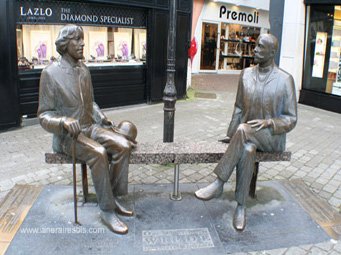 Visite de Galway statue de Oscar Wilde