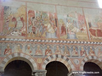 Fresques de la Basilique Saint Pierre à Grado près de Pise