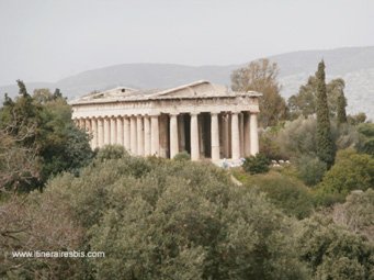 Athènes le temple d’Héphaïstos