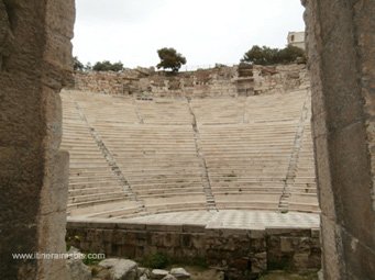 Athènes l’odéon d’Hérode Atticus, 161 après JC