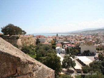 La ville de Rethymnon vue de la citadelle