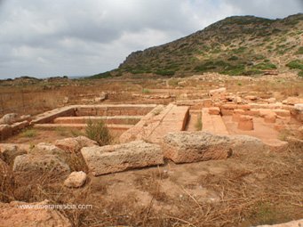 Site archéologique de Falassarna l'entrée