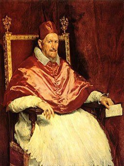 Le tableau majeur du musée pamphilj, le portrait saisissant de "vie" du Pape Innocent X peint par Velasquez